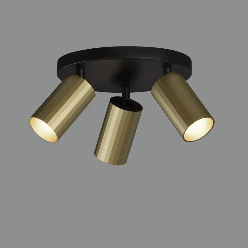 Lustra Spot Modrian P3951280O ACB GU10, Negru, Spania