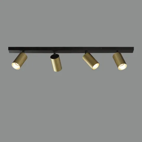 Lustra Spot Modrian P3951480O ACB GU10, Auriu, Spania