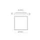 Plafoniera Oporto P3973170NDP ACB LED, Negru, Spania