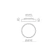 Plafoniera Roma P3974070BDT ACB LED, Alb, Spania