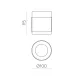 Plafoniera Lux P3989100NNDP ACB LED, Negru, Spania