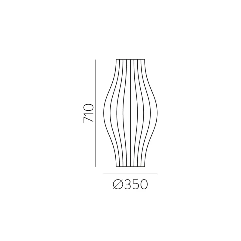 Veioza Mirta S30542B ACB E27, Alb, Spania