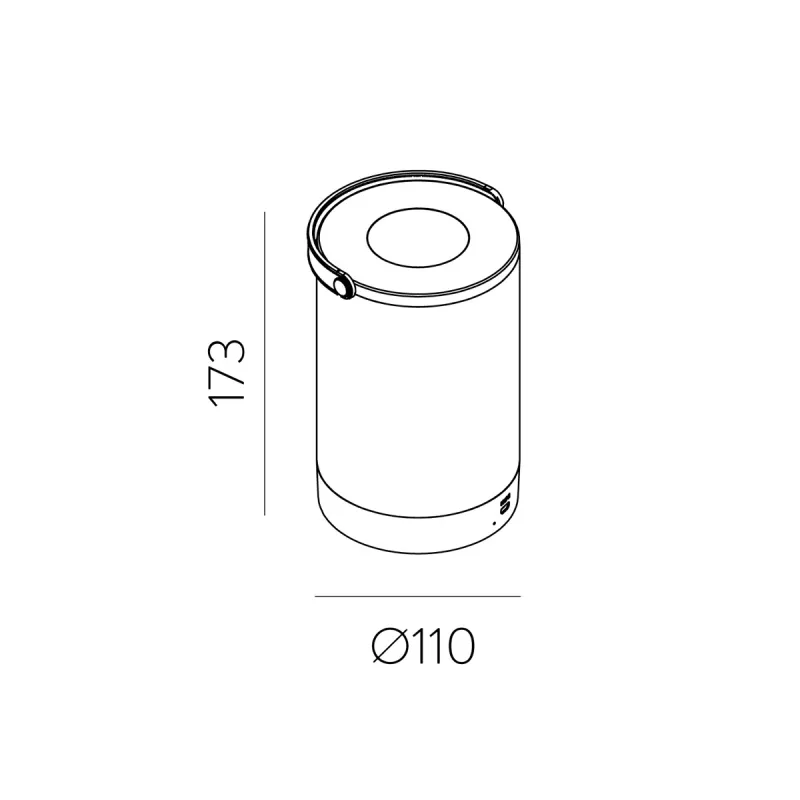 Veioza Keke S81511B ACB LED, Alb, Spania
