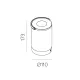 Veioza Keke S81511B ACB LED, Alb, Spania