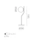 Veioza Maui S81631O ACB E27, Opal, Spania