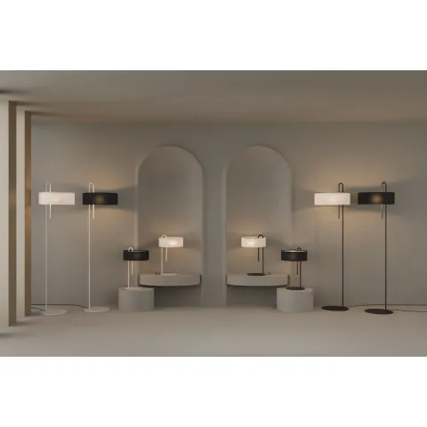 Veioza Clip S8178081NB ACB E27, Negru, Spania