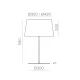 Veioza Stilo S8202180B ACB E27, Alb, Spania