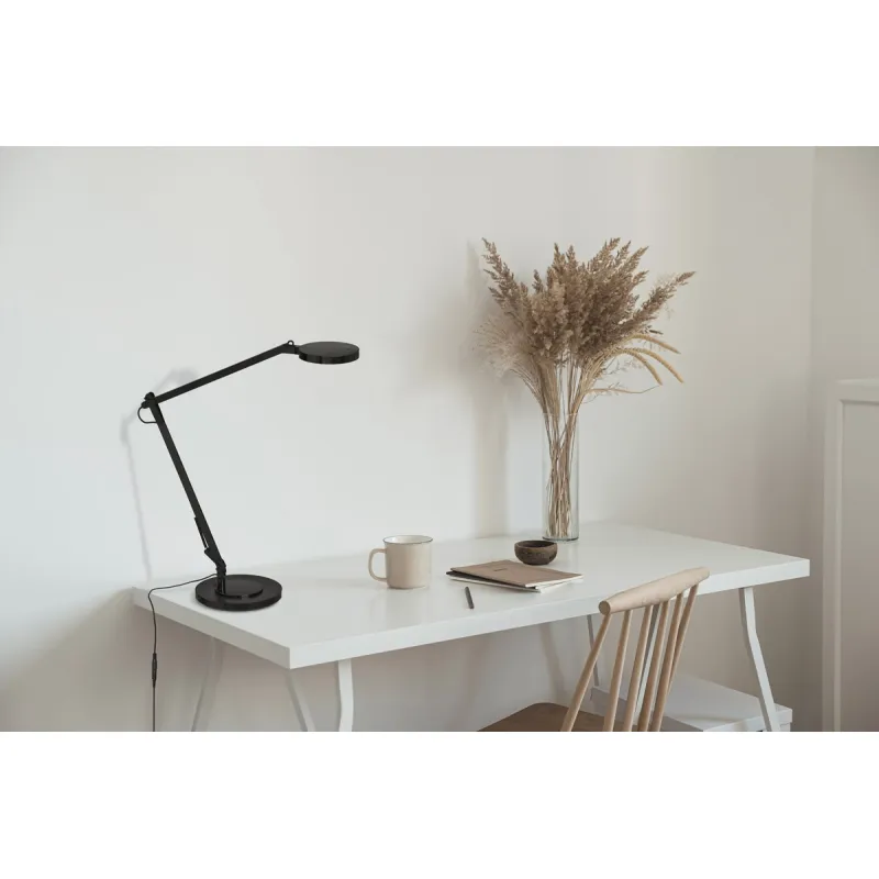 Veioza Birou Luxa S8203000N ACB LED, Negru, Spania