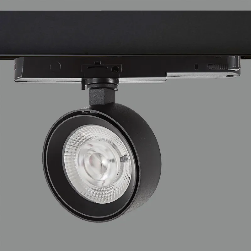 Downlight sina 1 Faza Mako T384310N ACB LED, Negru, Spania