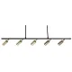 Lustra Tip Spot HUSA 8339(0225) Amplex, GU10, Negru, Polonia