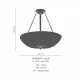 Suspensie DIAMANTE 8230(793) Amplex, E27, Crom, Polonia