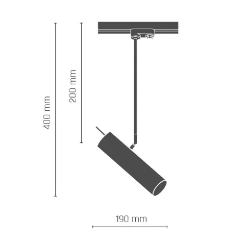 Downlight Sina AMOS  8144 Amplex,  Negru, Polonia.