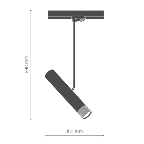 Spot Pe Sina EIDO 8274(0349) Amplex, GU10, Negru, Polonia