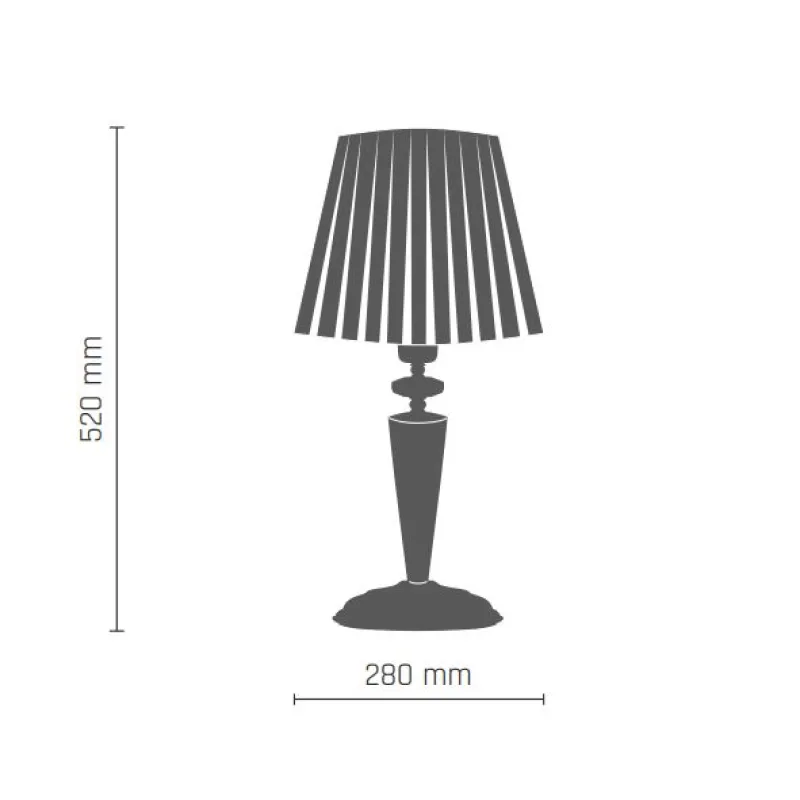 Lampa De Birou LILOSA 8694(278) Amplex, E14, Auriu, Polonia