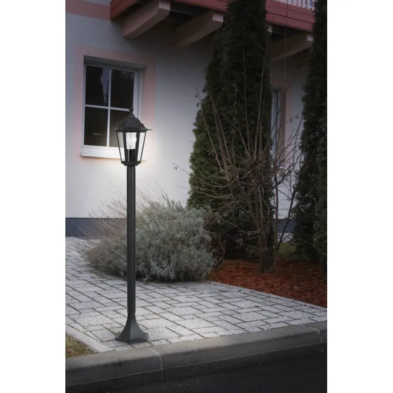 Stâlp 22144 Stâlp Laterna 4 E27 Ip44 22144 Eglo, Minimalist, E27, Negru