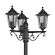Stâlp 22145 Stâlp Laterna 4 3Xe27 Ip44 22145 Eglo, Minimalist, E27, Negru