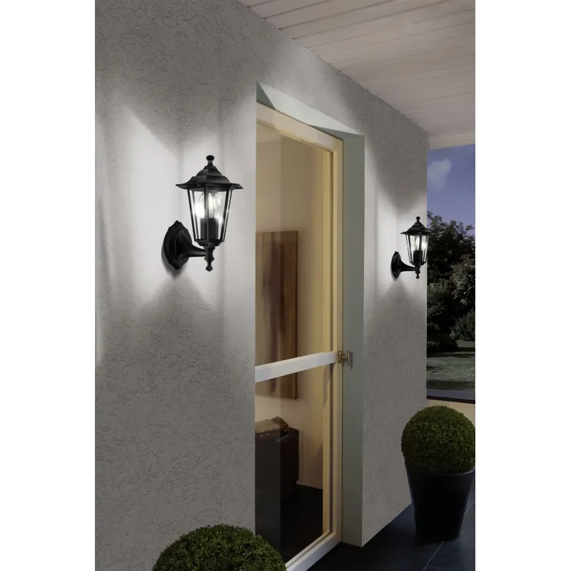 Aplica Exterior 22468 Aplică Laterna 4 E27 Ip44 22468 Eglo, Minimalist, E27, Negru