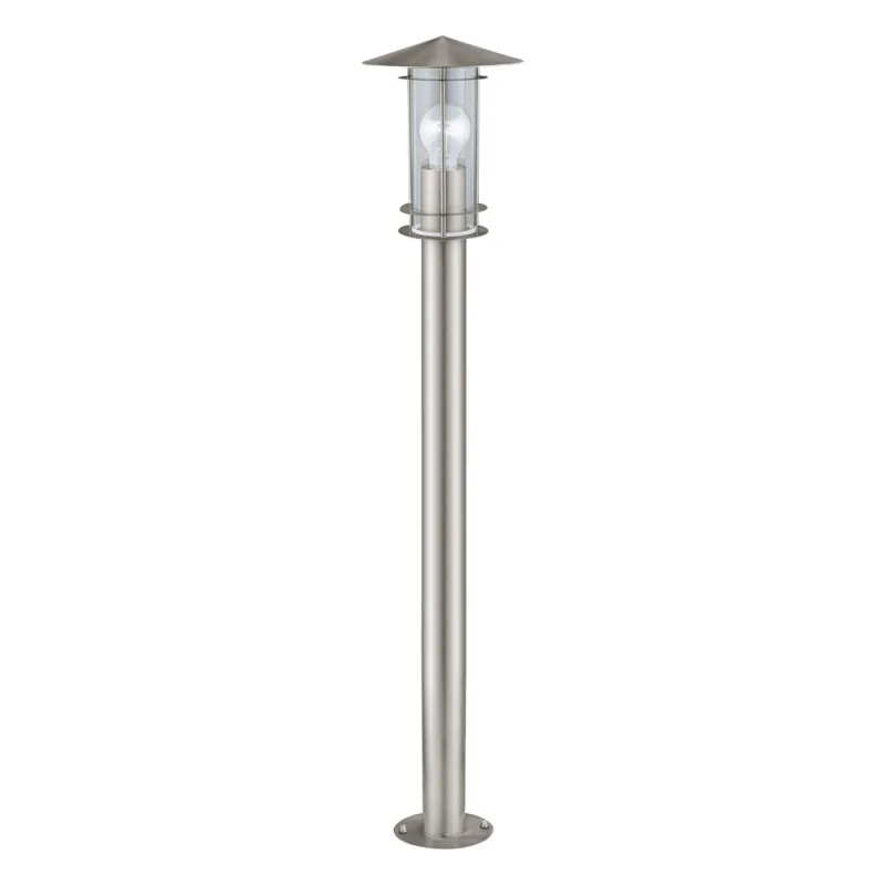 Stalp Exterior Eglo Lisio 30188, E27 1X60W Ip44 Ø175Mm, Inox