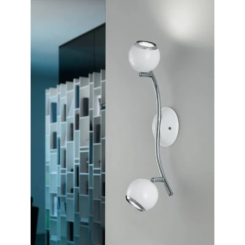 Plafoniera Eglo Bimeda 31002, Gu10 2X3W 3000K, Otel, Crom, Alb