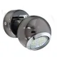 Aplica Eglo Bimeda 31005, Gu10 1X3W 3000K Ø70Mm, Otel, Nichel Nero, Crom