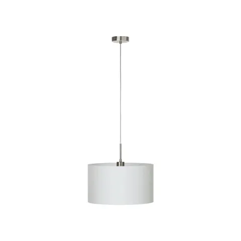 Pendul Eglo Pasteri 31571, E27 1X60W Ø380Mm, Alb