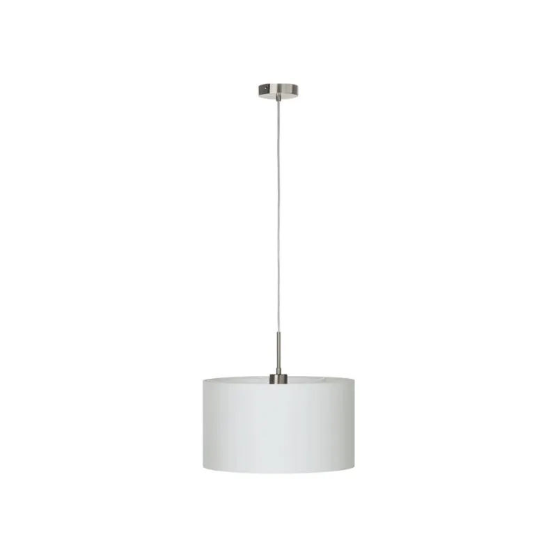 Pendul Eglo Pasteri 31571, E27 1X60W Ø380Mm, Alb