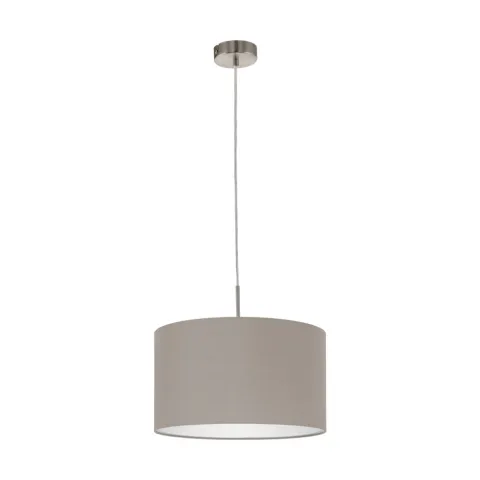 Pendul Eglo Pasteri 31572, E27 1X60W Ø380Mm, Gri Maroniu