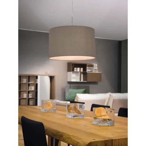 Pendul Eglo Pasteri 31572, E27 1X60W Ø380Mm, Gri Maroniu