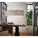 Suspensie Eglo Pasteri 31581, E27 2X60W, Textil, Gri Maroniu