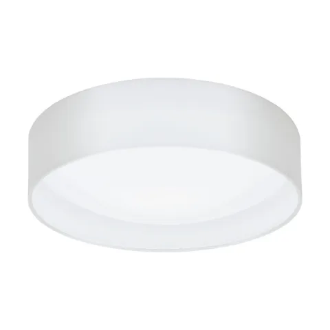 Plafoniera Eglo Pasteri 31588, Led 11W 950Lm 3000K Ø320Mm, Textil, Alb