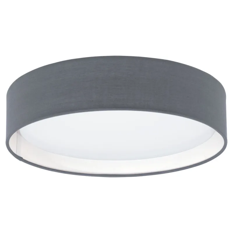 Plafoniera Eglo Pasteri 31592, Led 11W 950Lm 3000K Ø320Mm, Textil, Gri