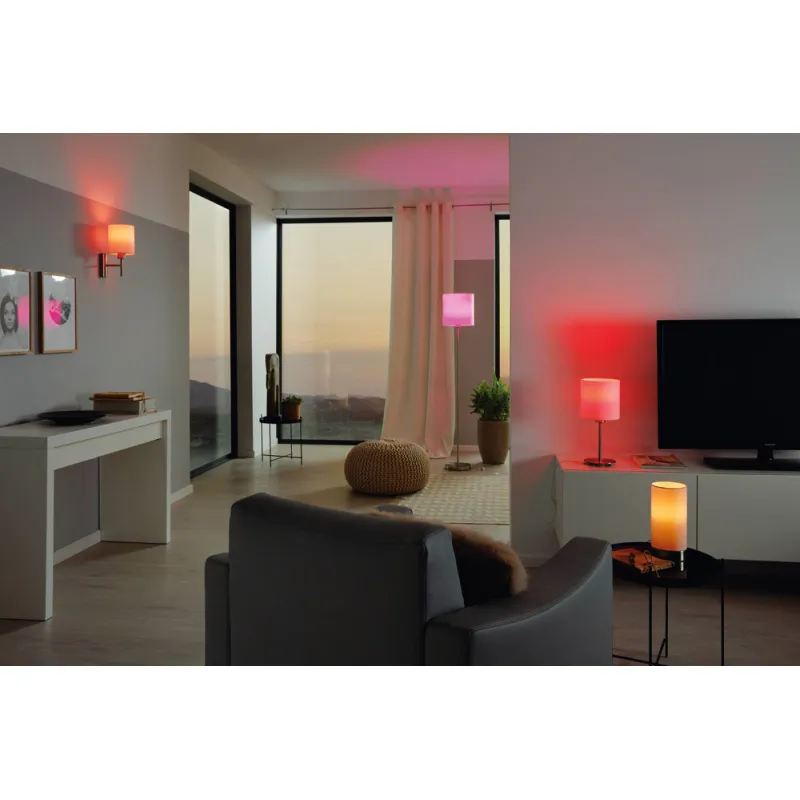 Veioza Eglo Pasteri 31594, E27 1X60W Ø180Mm, Textil, Alb