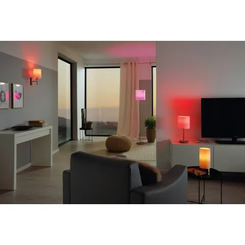 Veioza Eglo Pasteri 31594, E27 1X60W Ø180Mm, Textil, Alb