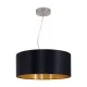 Suspensie Eglo Maserlo 31605, E27 3X60W Ø530Mm, Textil, Negru, Auriu