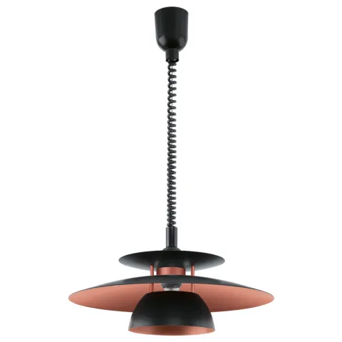 Pendul Eglo Brenda 31666, E27 1X60W Ø430Mm, Cupru, Negru
