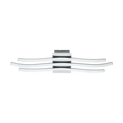 Plafoniera Eglo Roncade 31995, Led 26W 2400Lm 3000K, Otel, Aluminiu, Alb