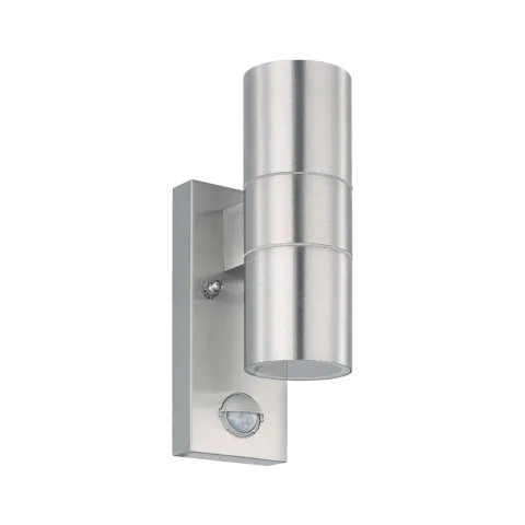 Aplica Exterior Eglo Riga 5 32898, Gu10 2X3W Ip44, Sticla, Inox