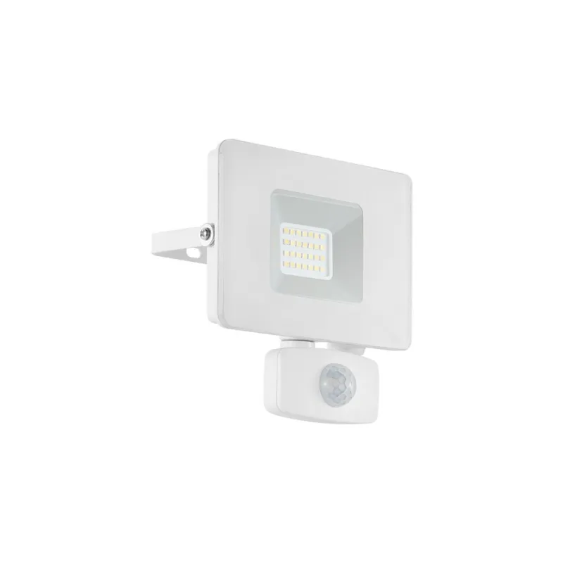 Proiector Exterior Eglo Faedo 3 33157, Led 20W 1800Lm 5000K Ip44, Alb