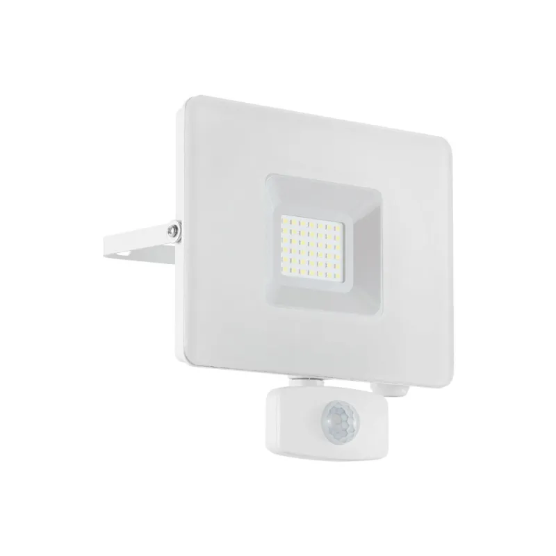 Proiector Exterior Eglo Faedo 3 33158, Led 30W 2750Lm 5000K Ip44, Alb