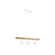 Suspensie Vintage Eglo Townshend 33165, E27 6X60W, Lemn, Maro