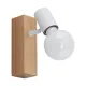 Aplica Vintage Eglo Townshend 3 33168, E27 1X10W, Lemn, Alb, Maro
