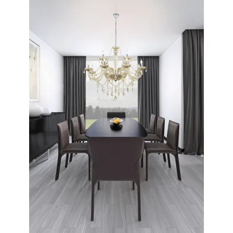 Candelabru Eglo Basilano 39094, E14 12X40W Ø1000Mm, Cognac