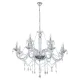 Candelabru Eglo Basilano 1 39102, E14 12X40W Ø1000Mm, Transparent