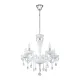 Candelabru Eglo Carpento 39113, E14 5X40W Ø590Mm, Alb