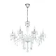 Candelabru Eglo Carpento 39114, E14 8X40W Ø700Mm, Alb
