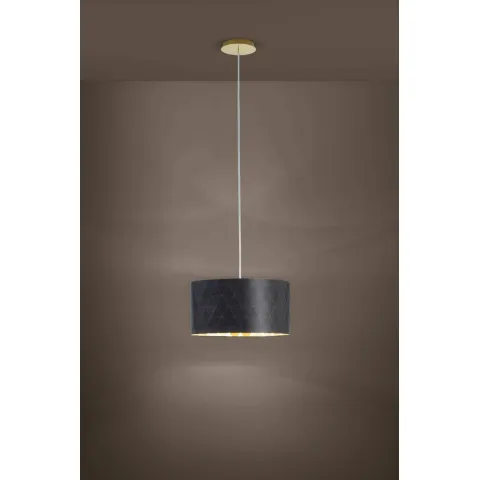 Pendul Eglo Dolorita 39224, E27 3X60W Ø500Mm, Negru, Auriu