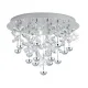 Plafoniera Eglo Pianopoli 39245, Led 15X1.8W 3225Lm 3000K Ø500Mm, Cristal, Transparent