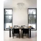 Plafoniera Eglo Pianopoli 39245, Led 15X1.8W 3225Lm 3000K Ø500Mm, Cristal, Transparent