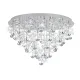 Plafoniera Eglo Pianopoli 39246, Led 43X1.8W 9245Lm 3000K Ø780Mm, Cristal, Transparent