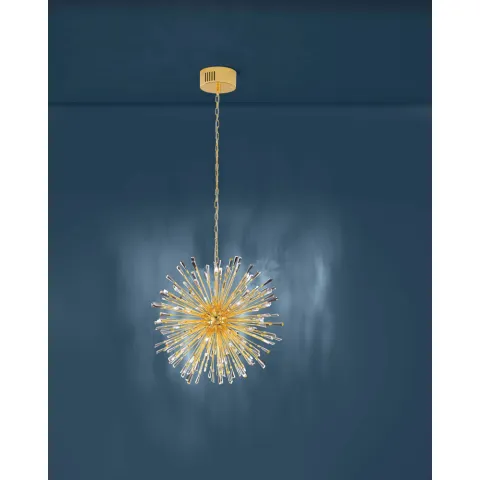 Pendul Cristal Eglo Vivaldo 1 39255, G4 21X1.2W Ø680Mm, Transparent